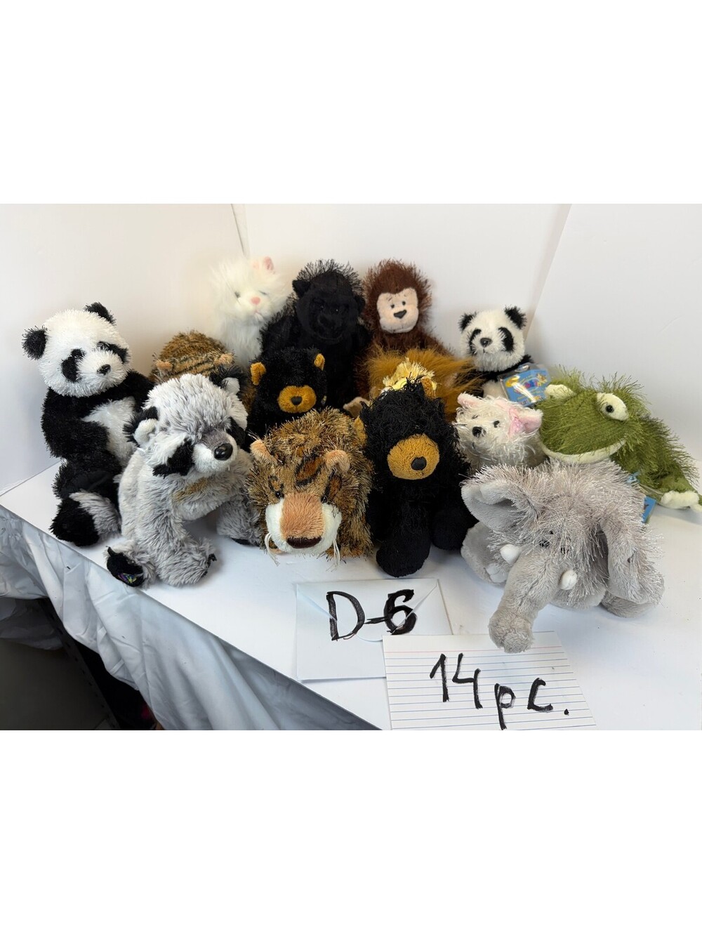 Lot of 14 Ganz Webkinz & Lil' Kinz Plush Toys Stuffed Animals D-6